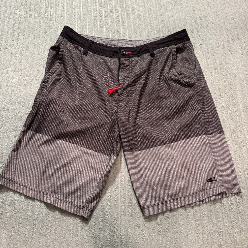 ONeill Board Shorts Mens 34 Gray‎ Swim Trunks Hybrid Drawstring Surf Outdoor 11"